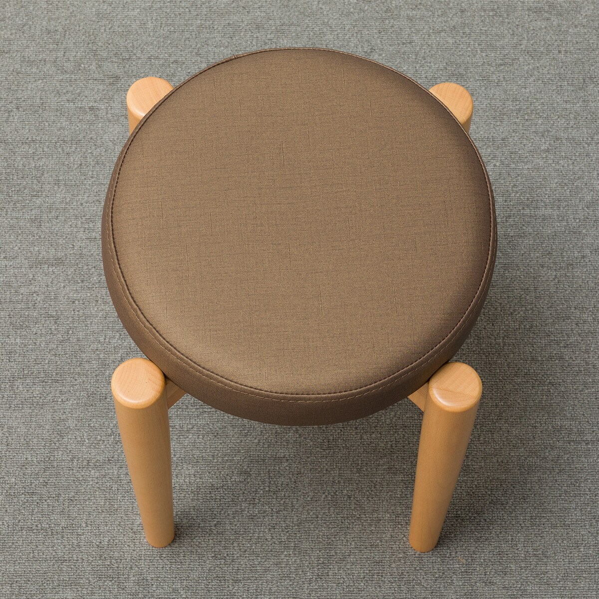 在庫限り】木製スツール(レモラ Gシルク#3 BR) | ニトリネット【公式