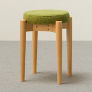 木製スツール(レモラ 布)