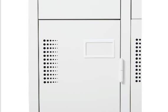 スチールロッカー3P TSYG2-03 WH 5枚目画像