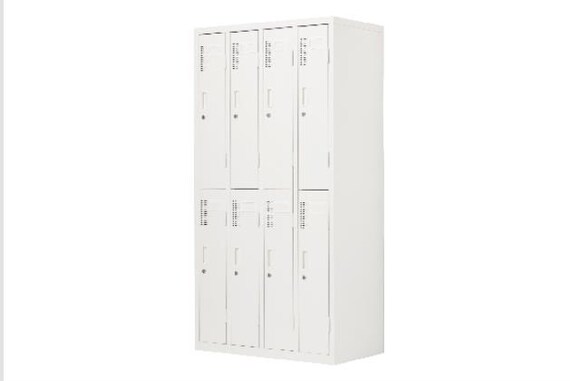 スチールロッカー8P TSYG2-08 WH 1枚目画像