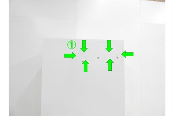 スチールロッカー8P TSYG2-08 WH 15枚目画像