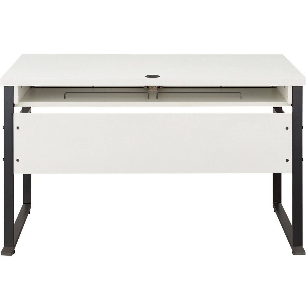 在庫限り】デスク(ブリザ12059 引出付き WH) | ニトリネット