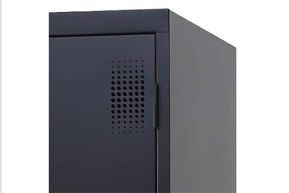 1PスリムロッカーシリンダーTLK-S1S-MB 2枚目画像