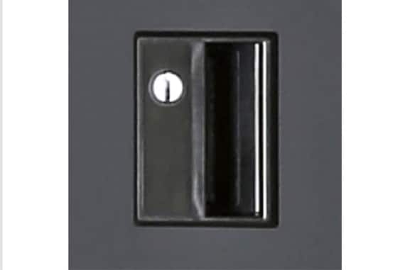 1PスリムロッカーシリンダーTLK-S1S-MB 4枚目画像