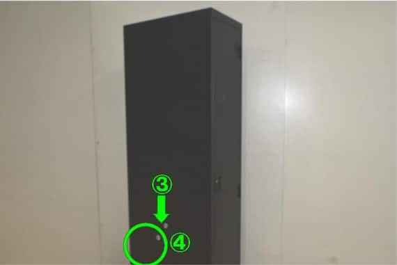 1PスリムロッカーシリンダーTLK-S1S-MB 14枚目画像