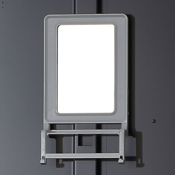 1人用スチールロッカー(TLK-S1S-MB スリムタイプ シリンダー錠 BK) 6枚目画像