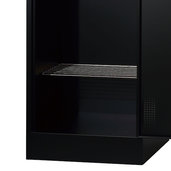 1人用スチールロッカー(TLK-S1S-MB スリムタイプ シリンダー錠 BK) 7枚目画像