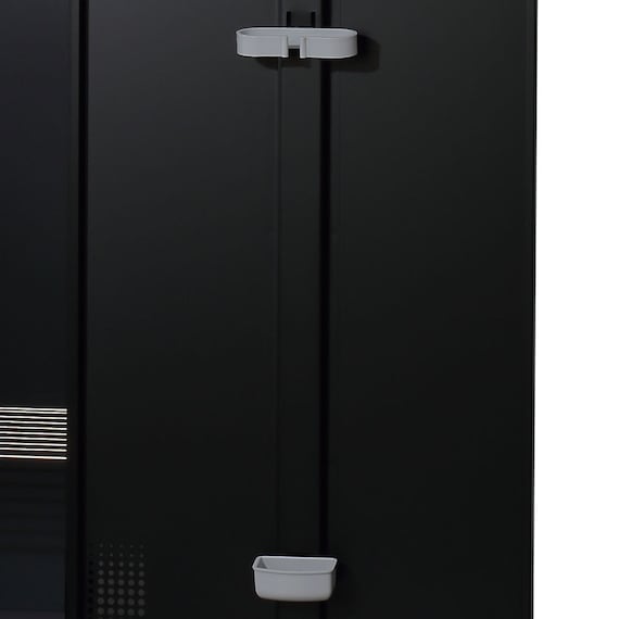 1人用スチールロッカー(TLK-S1S-MB スリムタイプ シリンダー錠 BK) 8枚目画像