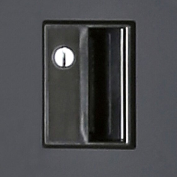 4人用スチールロッカー(2段 TLK-S4S-MB シリンダー錠 BK) 4枚目画像