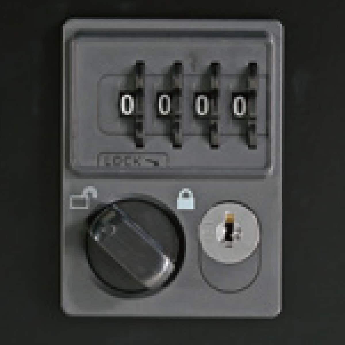 8人用スチールロッカー(TLK-D8N-MB ダイヤル錠 BK) | ニトリネット