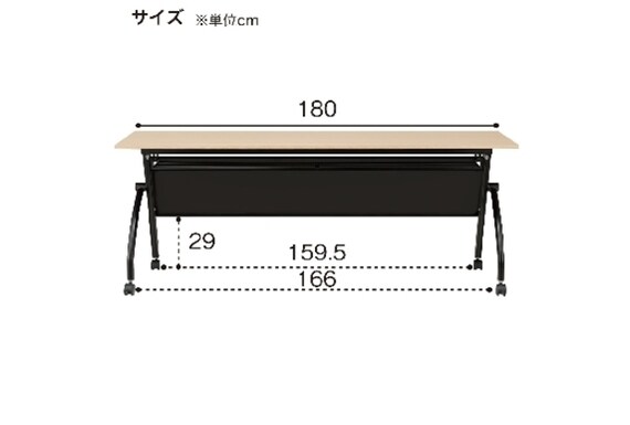 ﾃｰﾌﾞﾙNTM18045 NF8-2 OAK/B 13枚目画像