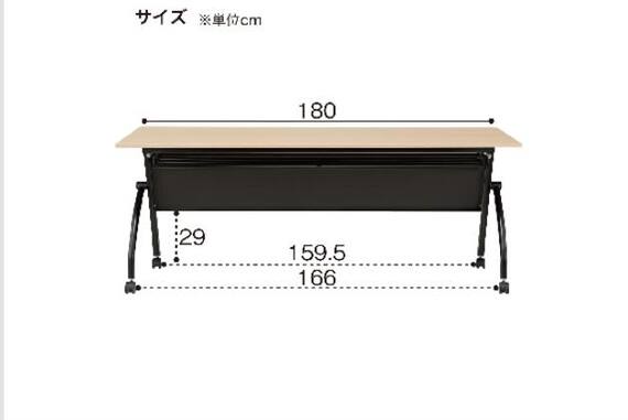テーブルNTM18060 NF8-2 OAK/B 13枚目画像