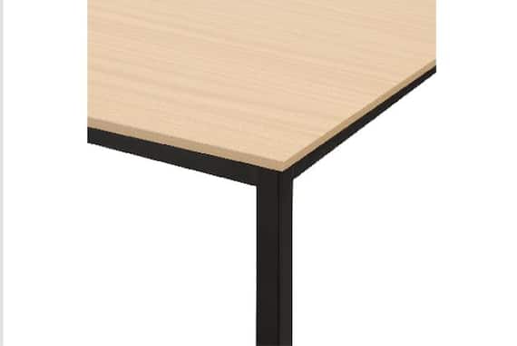 テーブルNT-15075 NT1-2 OAK/B 5枚目画像