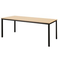【在庫限り】ミーティングテーブル(NT-18075 NT1-2 OAK/BK)