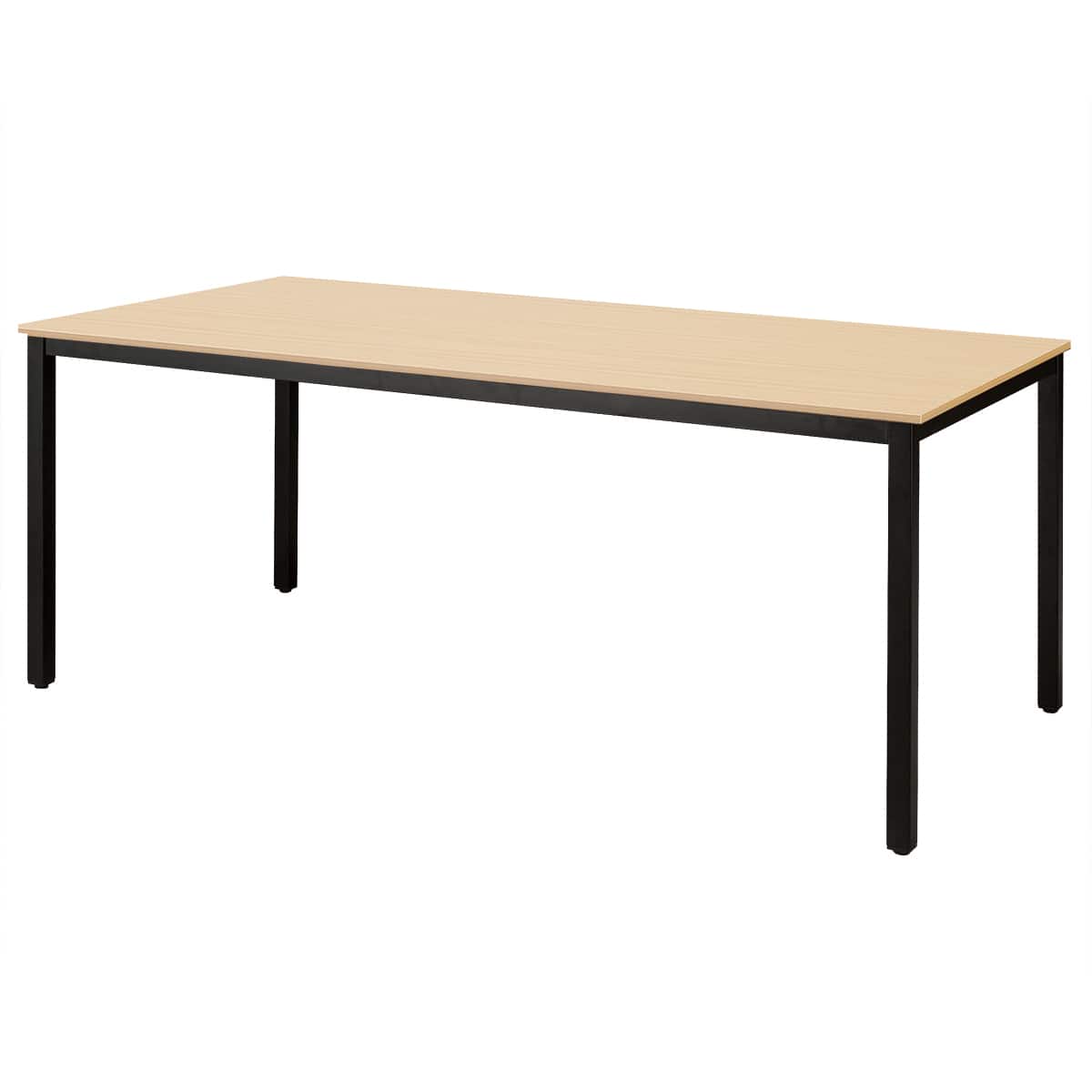 ニトリ　ミーティングテーブル TABLE NT-18090 NT1 会議机　 ミーティングテーブル(NT-18090 NT1-2 OAK/BK) | ニトリネット【公式