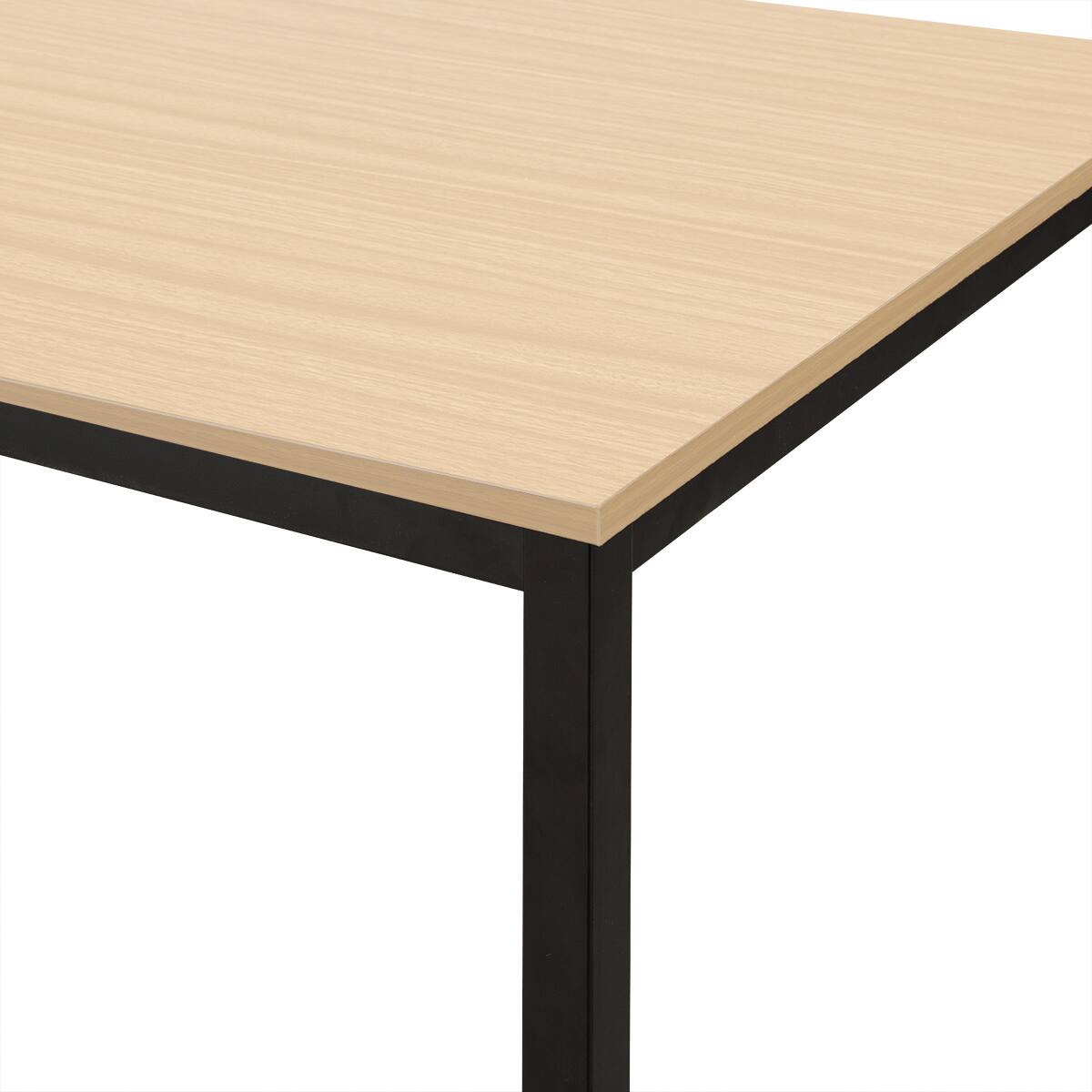 ニトリ　ミーティングテーブル TABLE NT-18090 NT1 会議机　 ミーティングテーブル(NT-18090 NT1-2 OAK/BK) | ニトリネット【公式