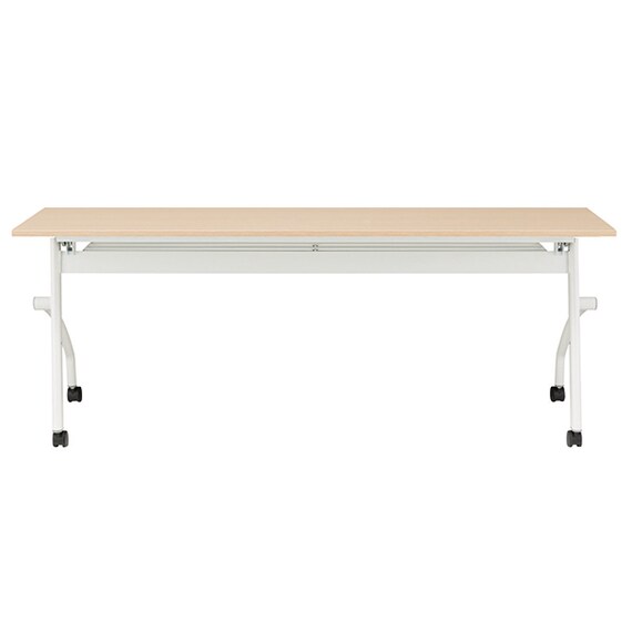 【在庫限り】会議用テーブル(NT-18045 NF8-2 OAK/W) 2枚目画像