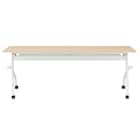 【在庫限り】会議用テーブル(NT-18045 NF8-2 OAK/W) 2枚目画像