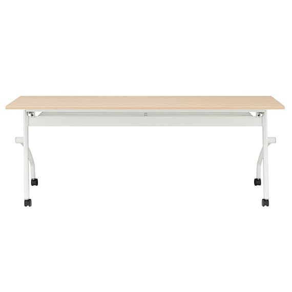 【在庫限り】会議用テーブル(NT-18045 NF8-2 OAK/W) 2枚目画像