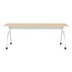 【在庫限り】会議用テーブル(NT-18045 NF8-2 OAK/W) 5枚目画像