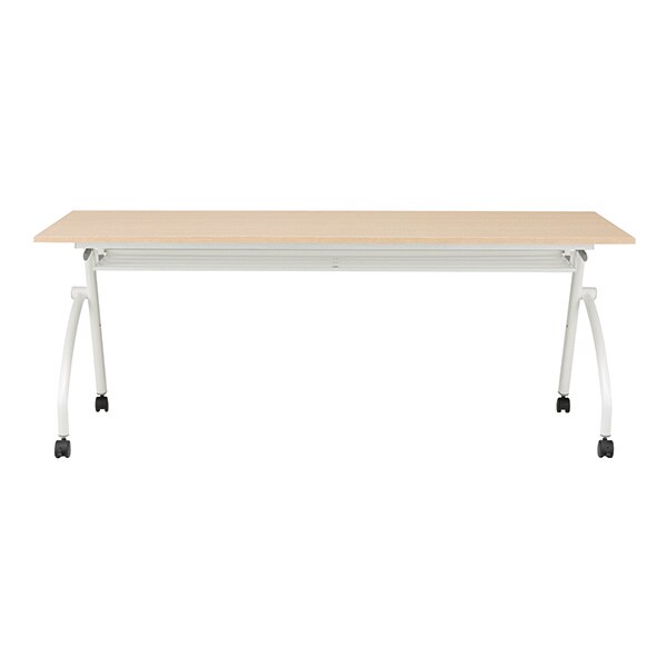 在庫限り】会議用テーブル(NT-18060 NF8-2 OAK/W) | ニトリネット