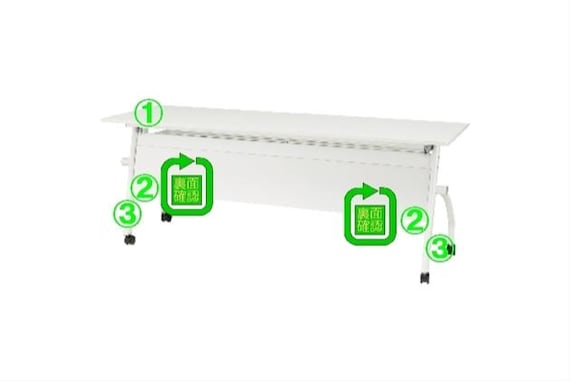 テーブル NTM-18060 NF8-2 WH 13枚目画像