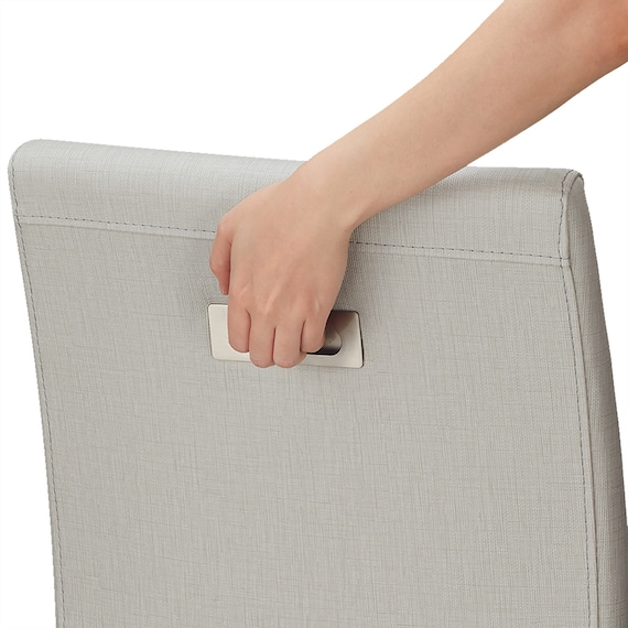 スチール脚チェア(NJK-2.2 NA/LGY14) 6枚目画像