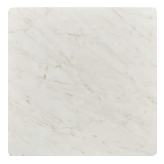 【在庫限り】大理石調サイドテーブル(5050 IS-14038 WH) 3枚目画像