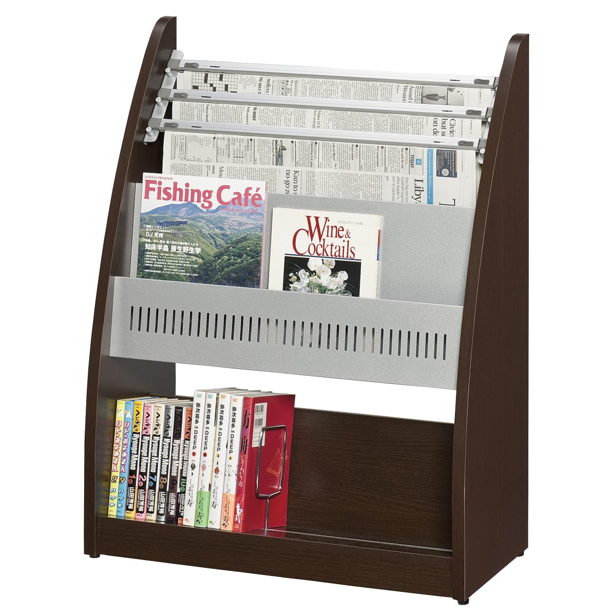 ニトリ Magazine Rack 新聞・マガジンラック(M-821DK)通販 | ニトリネット【公式】 家具・インテリア通販