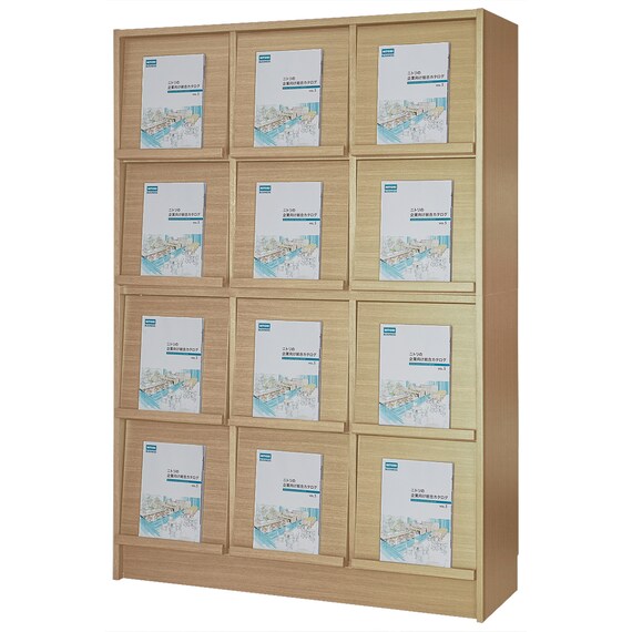 マガジンラック(MG-3列4段 NA) 1枚目画像