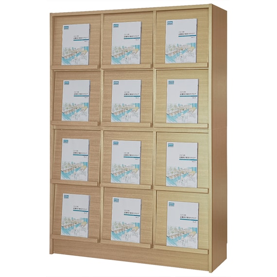 マガジンラック(MG-3列4段 NA) 1枚目画像