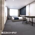 【16枚セット】タイルカーペット(タピスプレーヌ2 ピンストライプ 481-801 GY) 5枚目画像