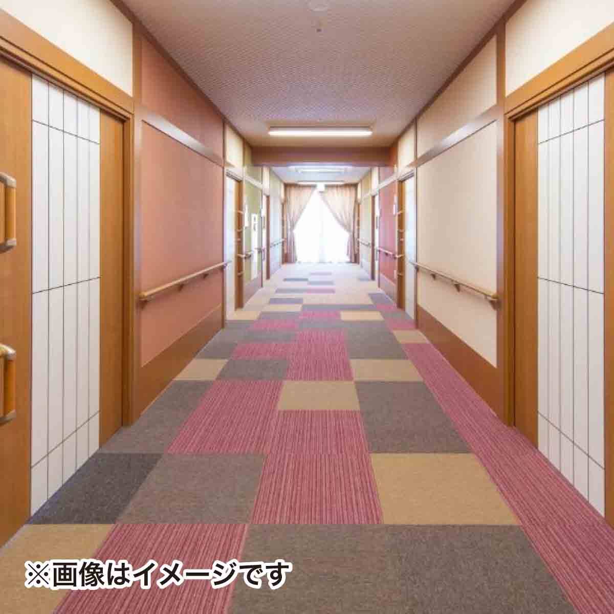 16枚セット】タイルカーペット(タピスプレーヌ2 ピンストライプ 481