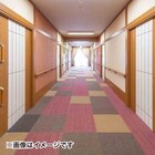 【16枚セット】タイルカーペット(タピスプレーヌ2 ランダムストライプ 481-841 GY) 9枚目画像