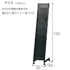 パンフレットラック(TA-160KS-BK) 4枚目画像