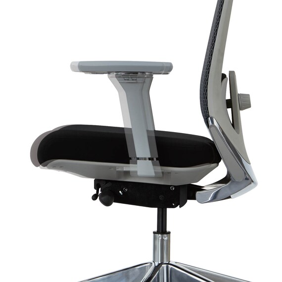 オフィスチェア(MS9006 前傾チルト機能付き BK) 9枚目画像