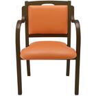 木製チェア(カトレア DBR/OR) 2枚目画像