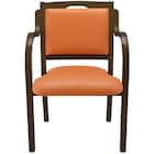 木製チェア(カトレア DBR/OR) 2枚目画像