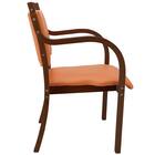 木製チェア(カトレア DBR/OR) 3枚目画像