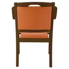 木製チェア(カトレア DBR/OR) 5枚目画像