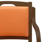 木製チェア(カトレア DBR/OR) 7枚目画像