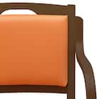 木製チェア(カトレア DBR/OR) 7枚目画像