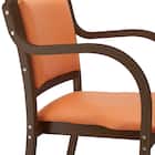 木製チェア(カトレア DBR/OR) 9枚目画像