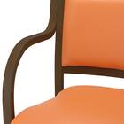 木製チェア(カトレア DBR/OR) 10枚目画像