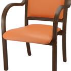 木製チェア(カトレア DBR/OR) 11枚目画像