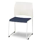 ミーティングチェア(ライト WH/NV) 1枚目画像