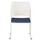 ミーティングチェア(ライト WH/NV) 2枚目画像