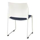 ミーティングチェア(ライト WH/NV) 4枚目画像