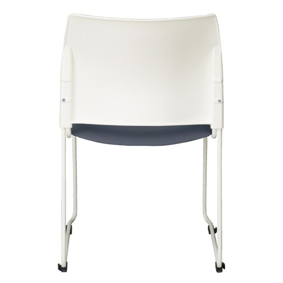 ミーティングチェア(ライト WH/NV) 5枚目画像