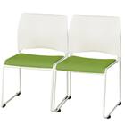 ミーティングチェア(ライト WH/NV) 8枚目画像